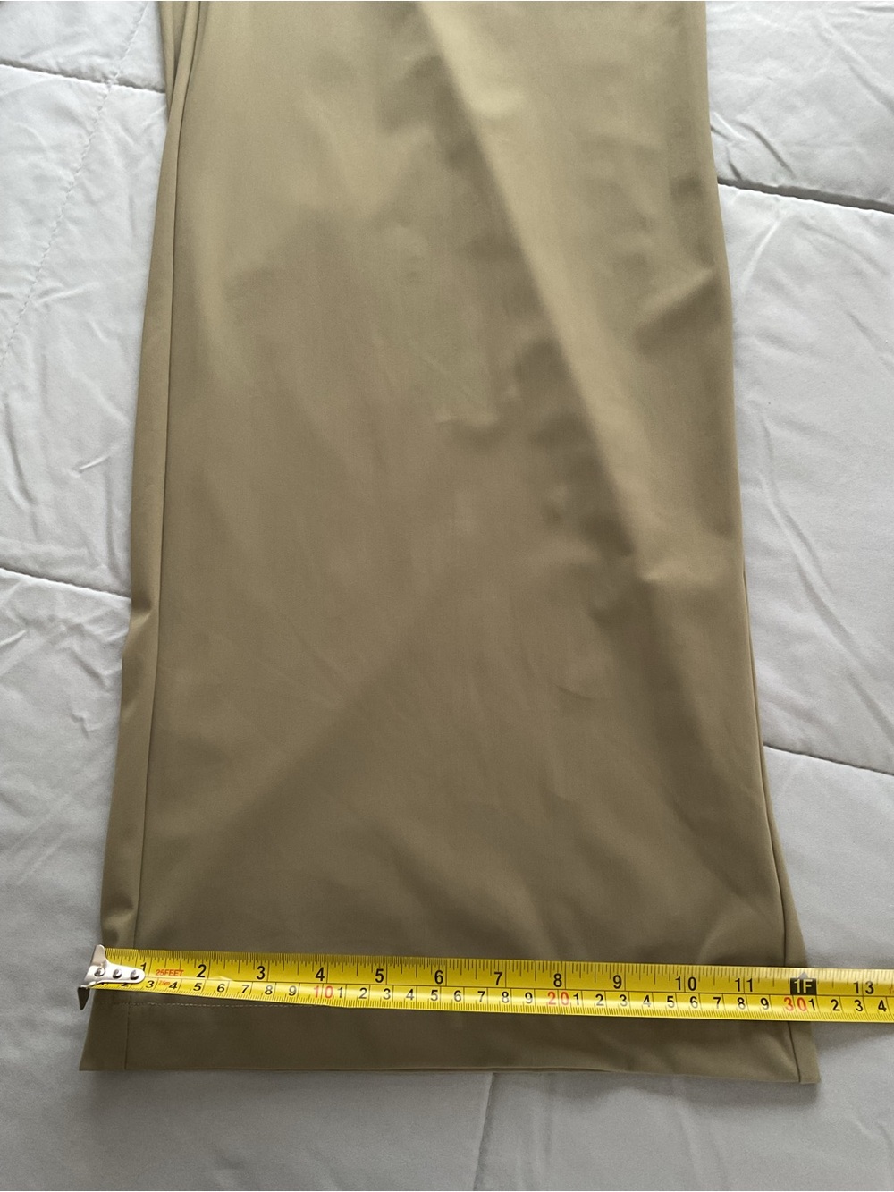 Athleta Women’s Size 10 Olive Green Wide Leg Stretch Pants Pull On - Picture 11 of 14